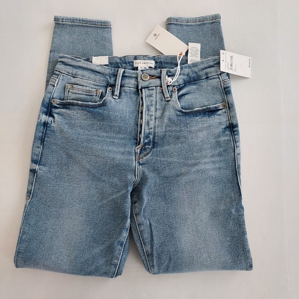 Good American Good Legs Jeans NWT - Picture 3 of 10